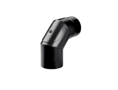 SAVE Fumisteria Plus NNO1208 Tubo cotovelo para chaminé Preto