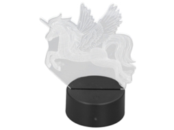 Luz Noturna 3d Led 7 Cores Toque Usb Presente Infantil