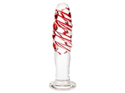 Plug Anal S Pleasures Vermelho Transparente (14 Cm) (14,6 Cm)