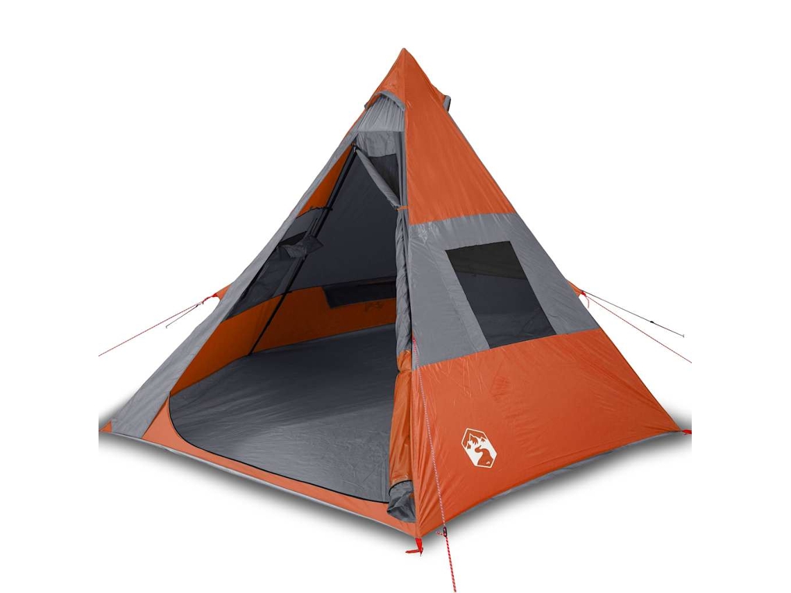 Tenda de campismo p/ 7 pessoas VIDAXL tecido opaco impermeável