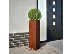 Vidaxl Garden Planters 2 Pcs Triangular Aço Resistente Às Intempéries
