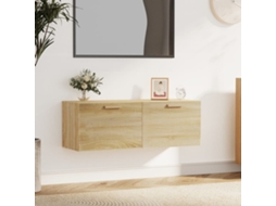Wall Cabinet, Wall Cabinets Vidaxl Marrom Madeira Processada (n/a)