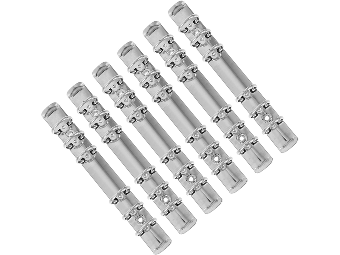 Conjunto Stobaza de 6 Anéis de Aço Inoxidável para Massa A6, Mecanismo de 6 Dobras, Encadeamento e Acessórios para Materiais