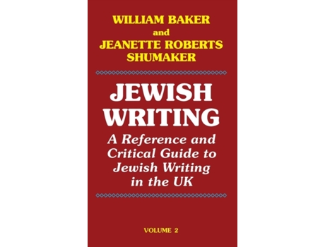 Livro jewish writing de william baker (inglês)