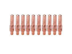 10 Peças De Bico Condutor De Cobre Para Maçarico De Solda, Consumíveis M6, 8.8x40x1.2mm
