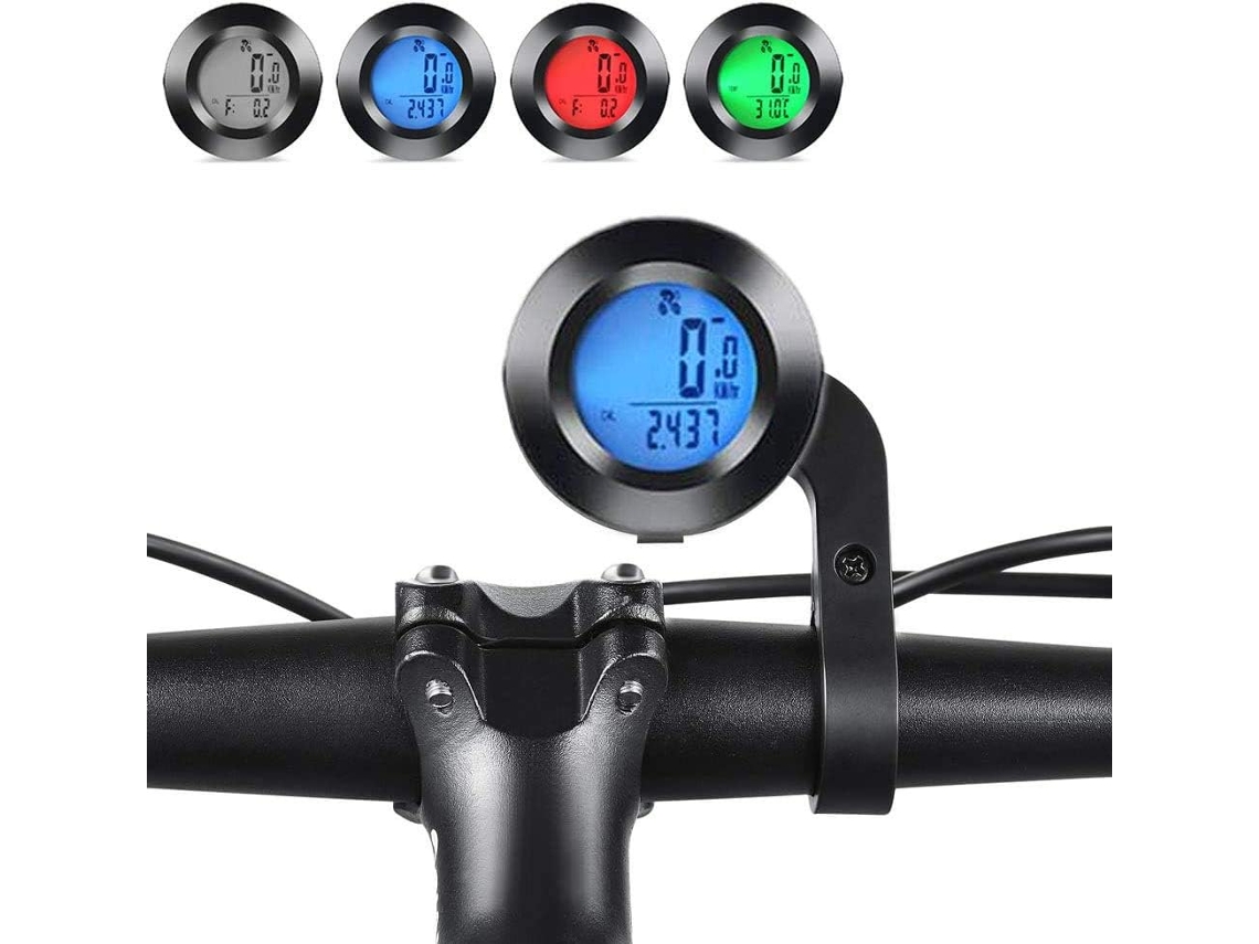 Ciclocomputador Para Bicicleta, Lcd, Impermeável, Retroiluminado, Velocímetro