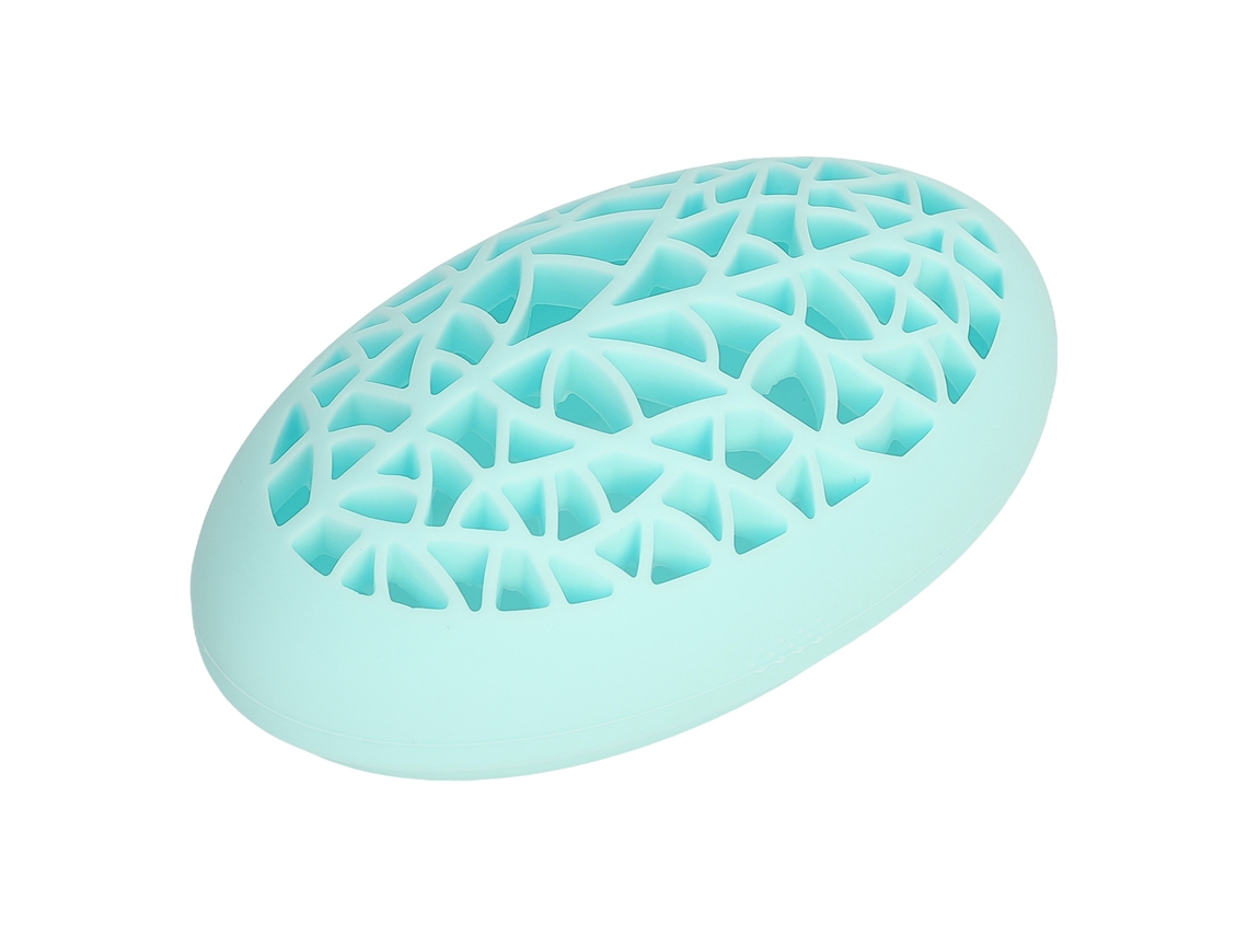 Portátil Estante De Silicona Para Cepillos De Uñas En Forma De Nido, Organizador Secador Para Mesa Verde