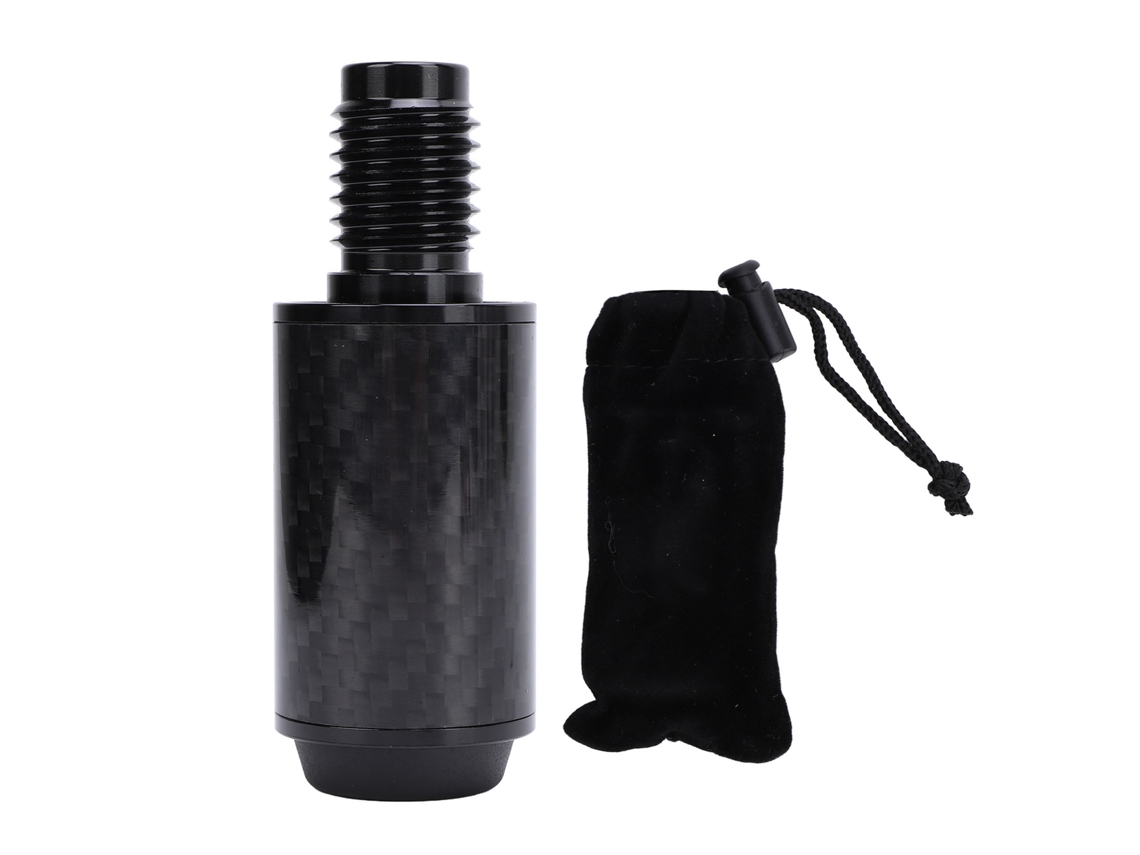 Extensor De Taco De Bilhar 2 Polegadas Fibra De Carbono Com Para-choque
