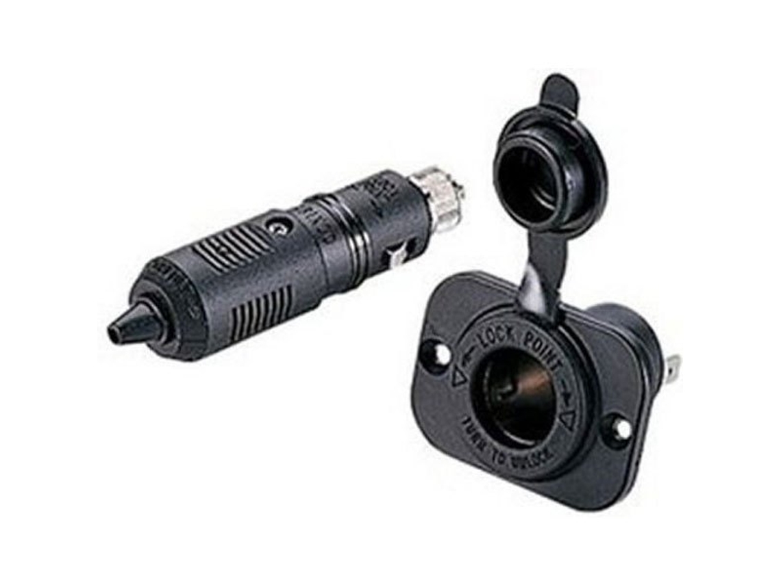 Controle de Receptor Plug e 12V Prateadomarinco