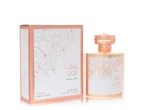 Perfume Masculino NUSUK Ishq Al Ward NUSUK Eau de Parfum Unisex 3.4 Oz For Men 100 Ml