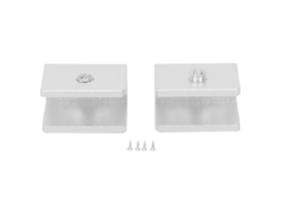 Grampos Para Vidro (conjunto De 2, Para Fixação E Suporte)