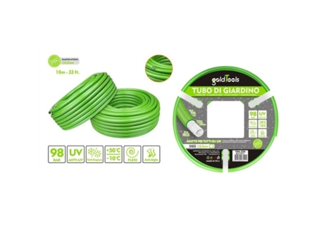 Mangueira de Jardim PVC Verde Bomba de Água 10 Metros 33 Pés Ø6.5mm 57511 KAELA