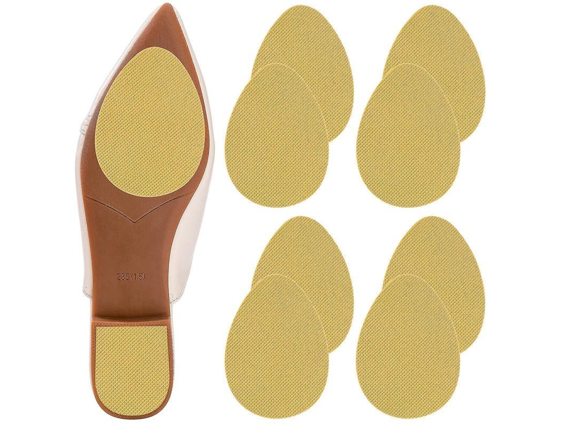 4 Pares de Adesivos Anti deslizantes para Sola de Sapatos, Silicone Autoadesivo para Salto Alto e Outros Sapatos