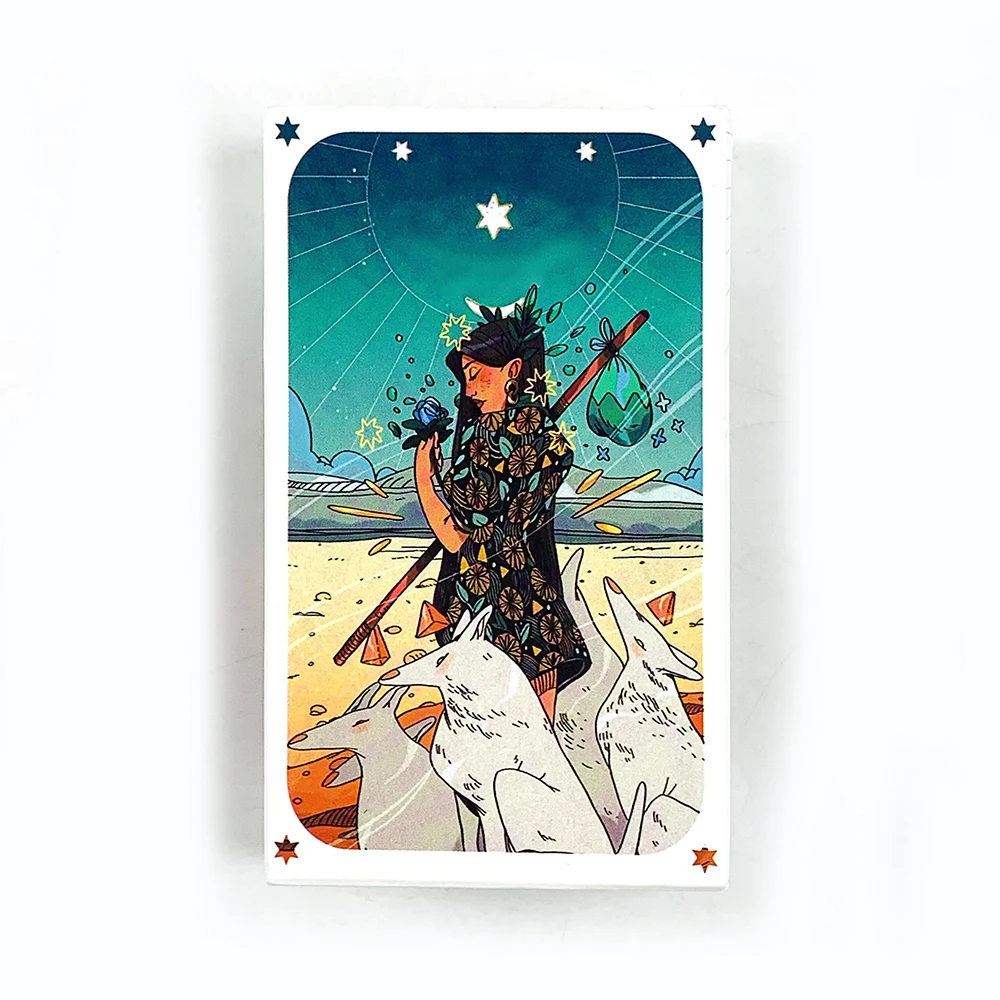 78 Cartas de Tarot, Versão em Inglês, Cartas de Adivinhação, Adequadas para Iniciantes, Meditação e Jogos de Festa. MDUG