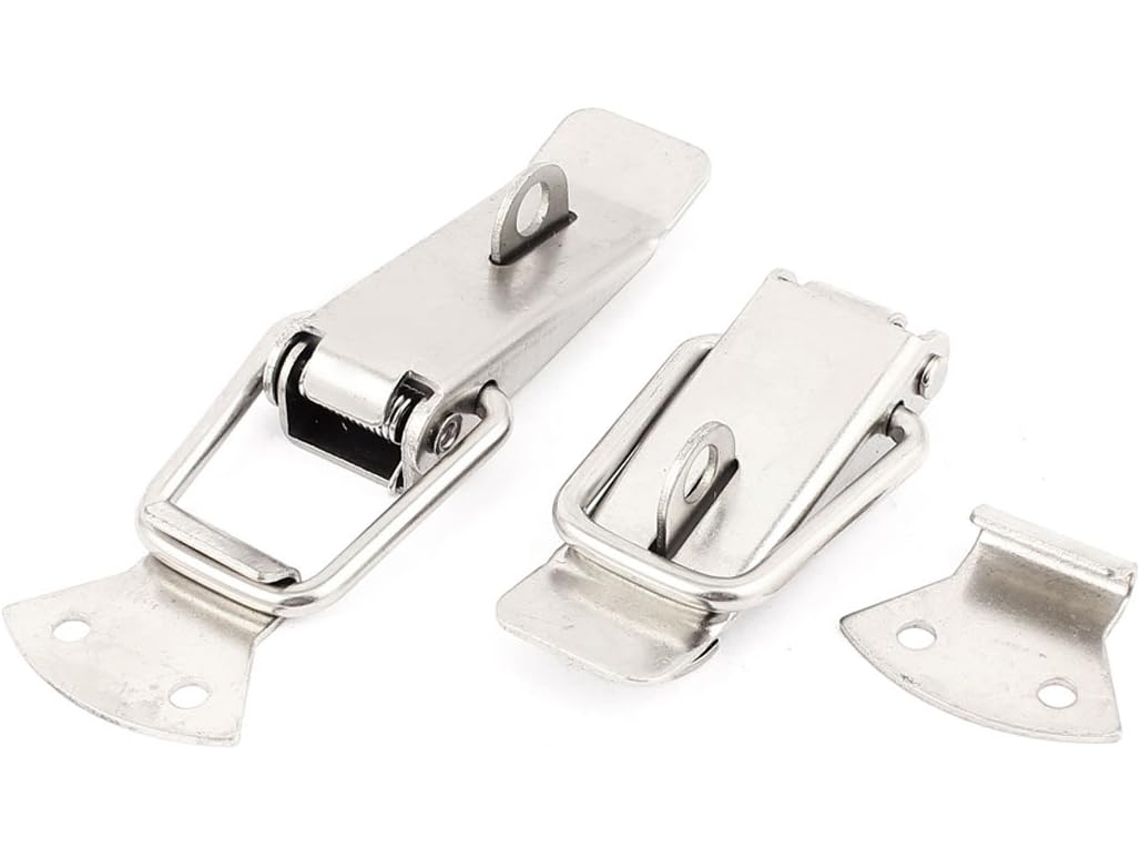 Fecho de Mola Metal 76 Mm Comprimento, 2 Peças, para Caixas e Baús CHABERLU