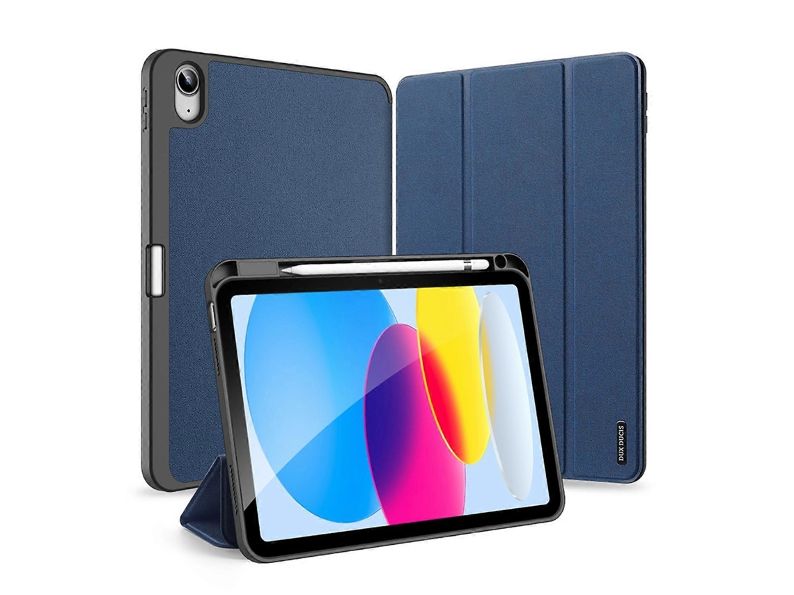Capa de couro com flip magnético Dux Ducis Domo Series para iPad 2025/2022 (10ª geração, 10,9 polegadas, 2022) WeBake