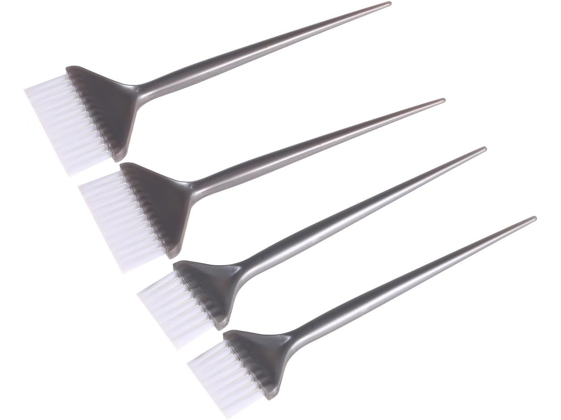 Conjunto De 6 Pentes Plástico Com Cabo Longo Healifty Para Coloração Cabelo, Fáceis De Limpar, Ideais Para Uso Doméstico