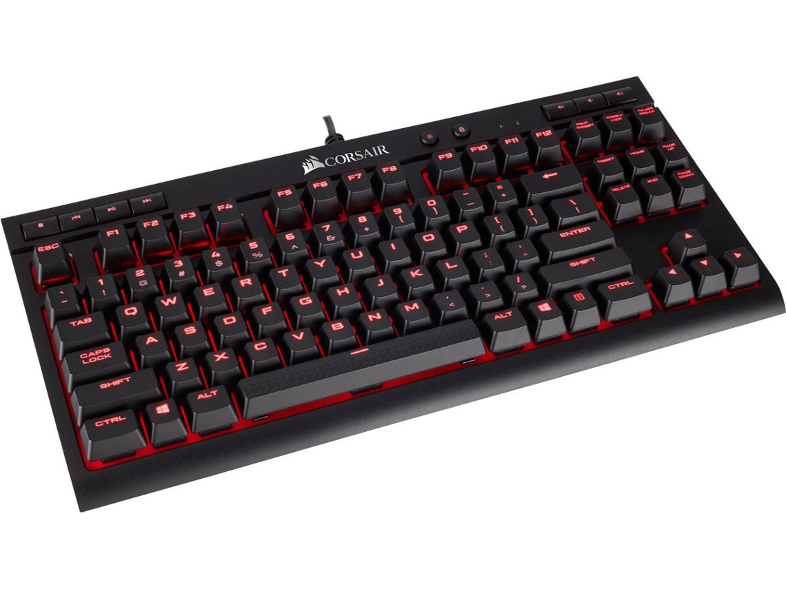 Teclado Gaming CORSAIR CH9115020DE (Mecânico Alemão Preto