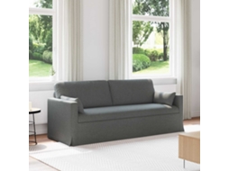 Vidaxl Sofá Cinza Escuro 198 X 78 X 80 Cm Tecido