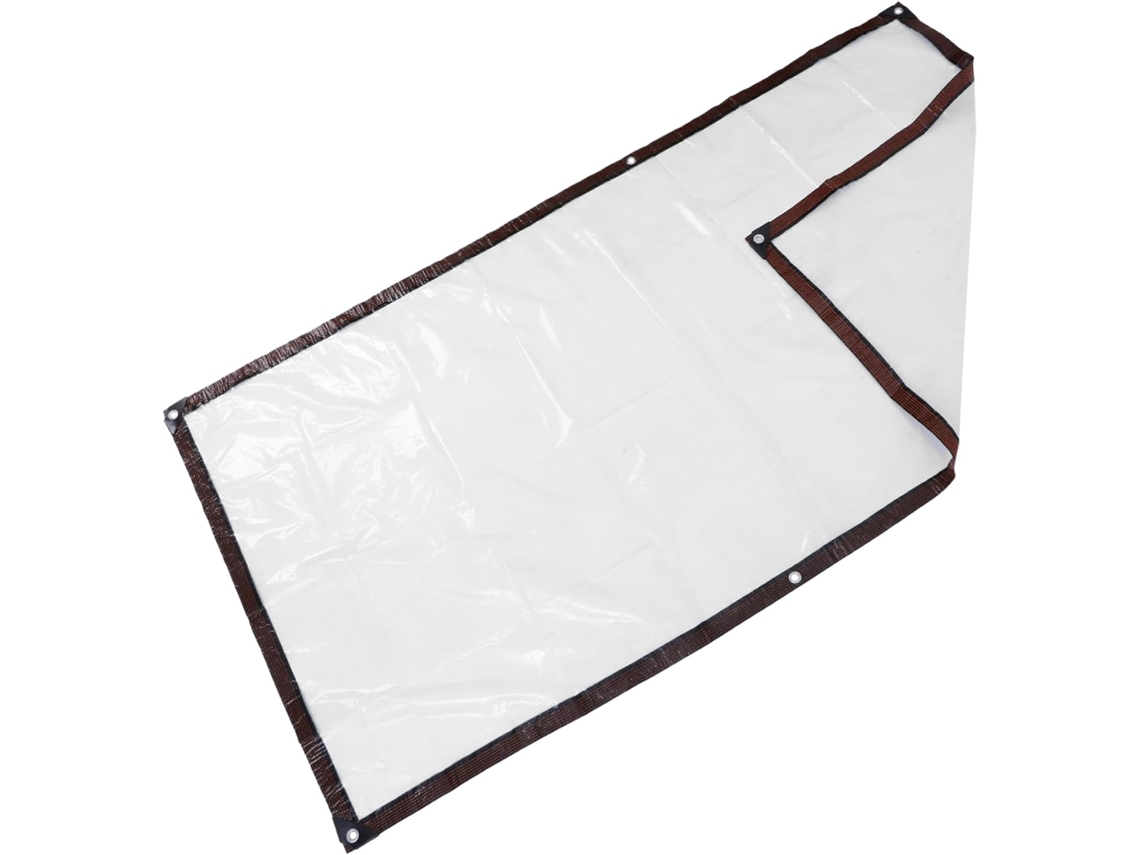 Lona De Jardim Impermeável E Transparente Em Pe Com Ilhós Para Uso Externo.