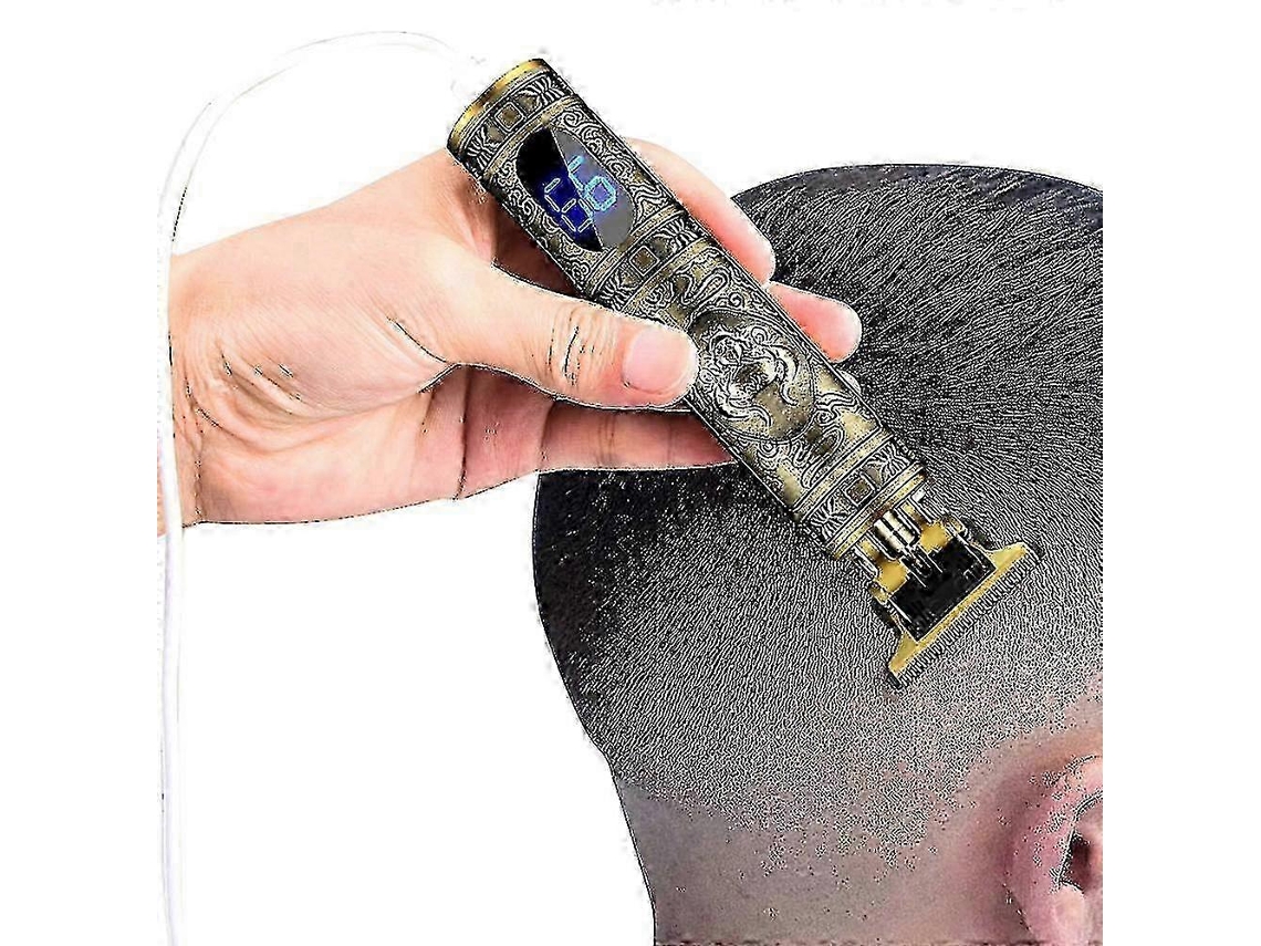 Aparador De Cabelo E Barba, Design Vintage, Com Display Digital