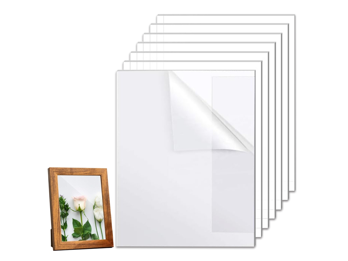 Chapa De Acrílico Transparente, Painel Transparente Com Película Protetora Para Projetos De Exibição Faça Você Mesmo, Resistente A Arranhões E Folha