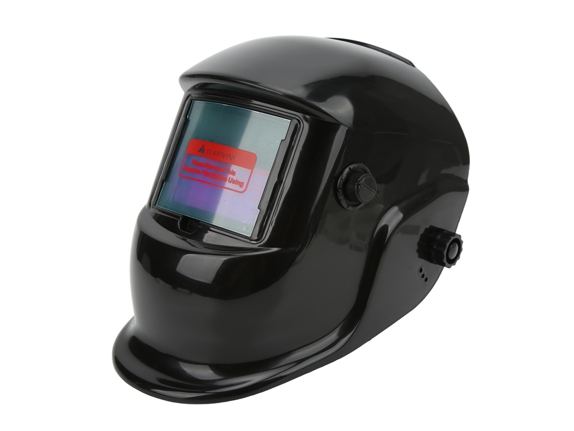 Casco De Soldadura Com Escurecimento Automático Lcd Ajustável Anti-glare Protetor Uv Para Soldadura E Esmerilhamento