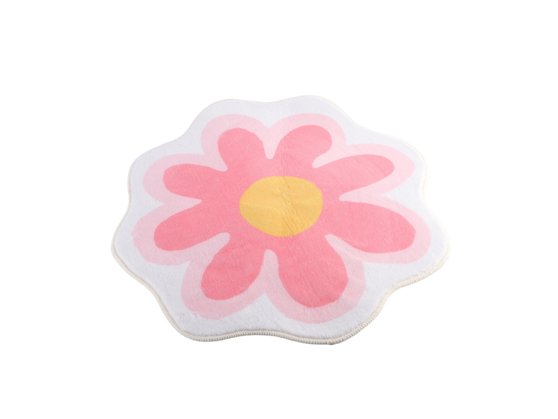 2026 alfombra de Cachemira Imitada Floral Absorbente Alfombrilla para Puerta Sofá Mesa de Café Salón Baño 60x60cm