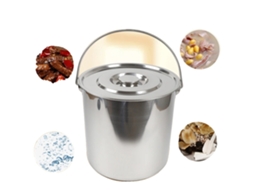 Balde De Leite De Aço Inoxidável De 20l, Ecológico, Construção Durável, Uso Versátil
