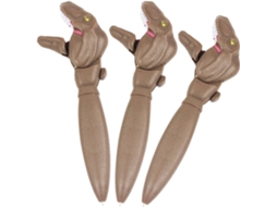 Conjunto De 3 Canetas Esferográficas Com Estampa Dinossauro, Cabo