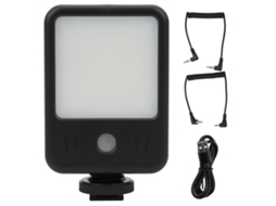 Yelangu Led02 2 In 1 Fill Light Dimmable Interview Recording Light Panel With Microphone LAXISCREED