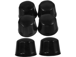 Conjunto De 4 Calotas De Borracha Reforçadas Para Proteção Contra Poeira Em Quadriciclos.