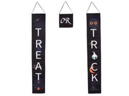 1 Conjunto De Banner De Porta De Halloween Para Presentes De Halloween Allinless