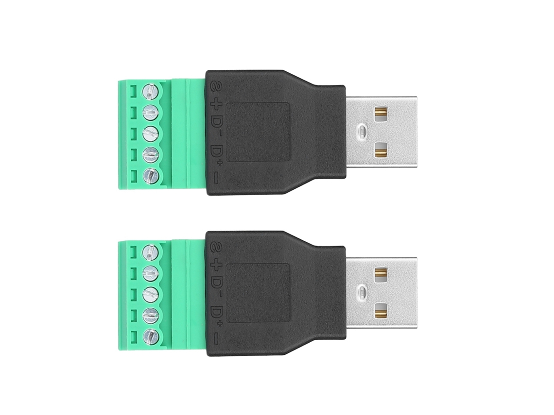 Laxiscreed Adaptador Usb Para Terminais Com Parafuso De 5 Pinos, Compatível E Fácil De Utilizar