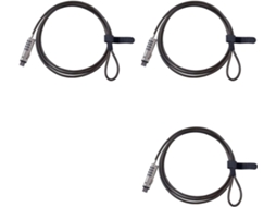 Cabo De Segurança Universal Usb Com Trava Para Laptop 3x4