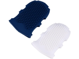 Conjunto De 2 Escovas Banho Silicone Amosfun, Luvas De Massagem Esfoliantes Macias Para Cuidados Corporais E Spa