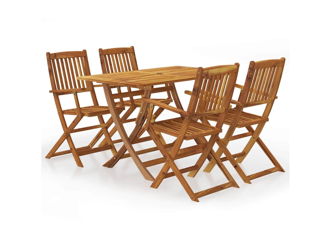 Dining Set, Dining Sets Vidaxl Marrom Madeira (n/a)