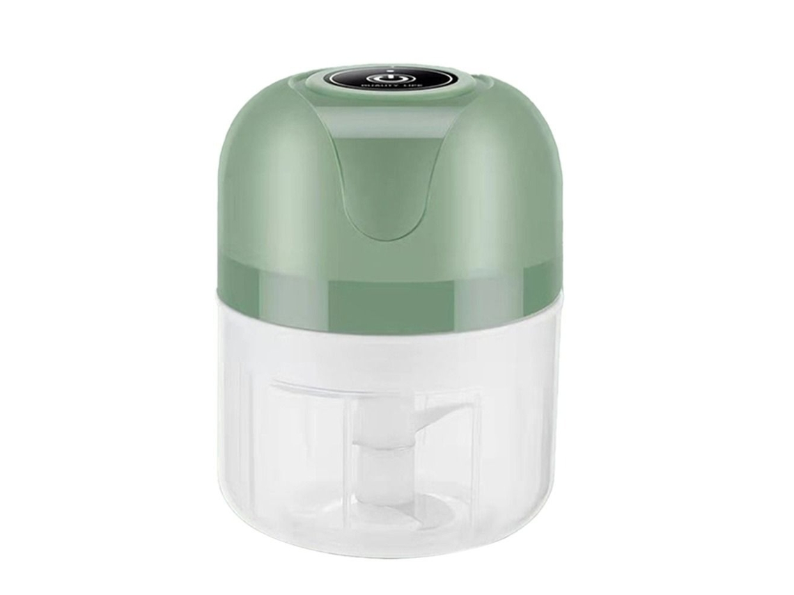 Picador De Legumes Triturador De Alho Verde 250ml 250ml Verde Aquaforge