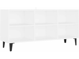 Tv Cabinet, Tv Cabinets Vidaxl Branco Madeira Processada (n/a)