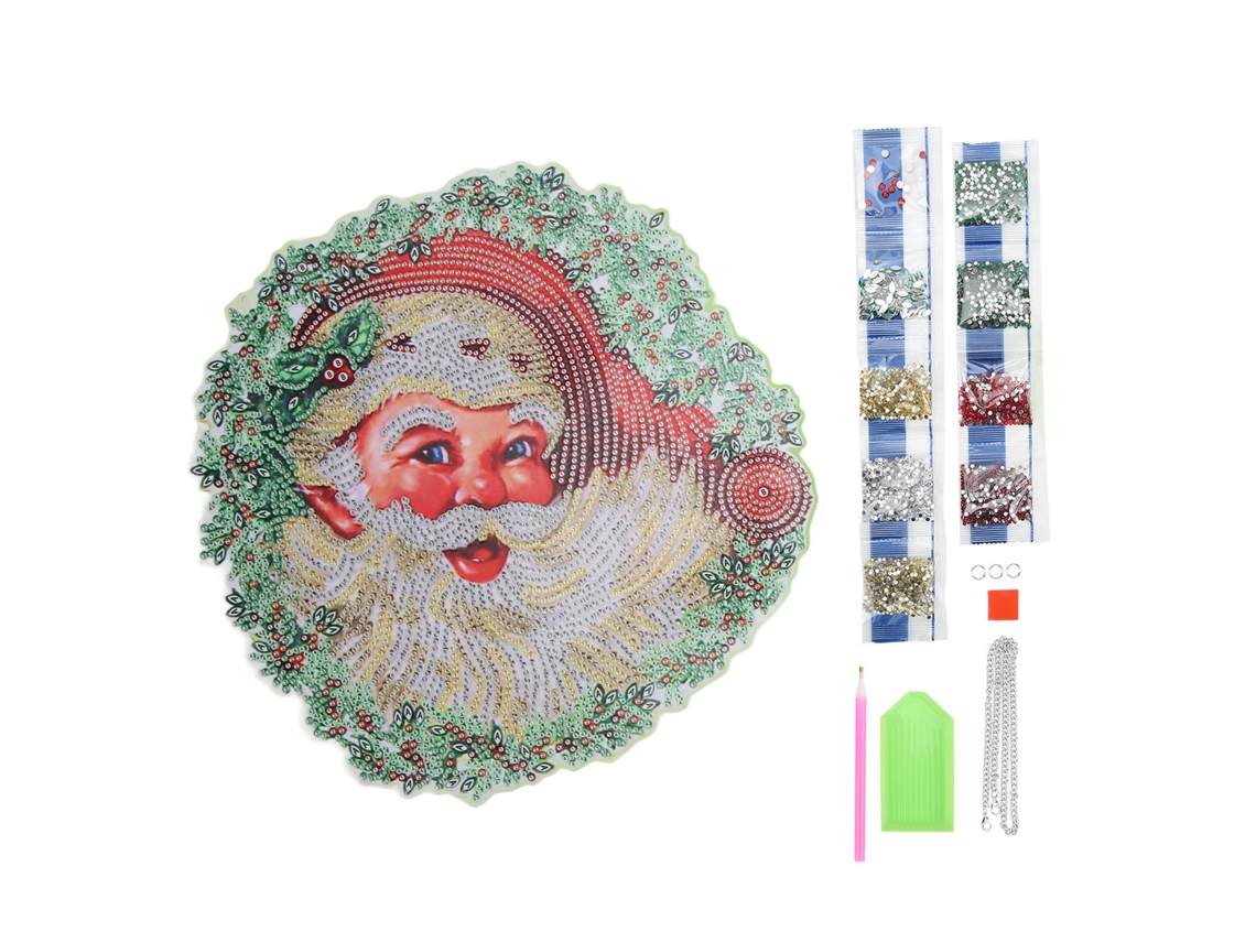 Kit De Pintura Com Strass 5d Diy Decoração De Natal