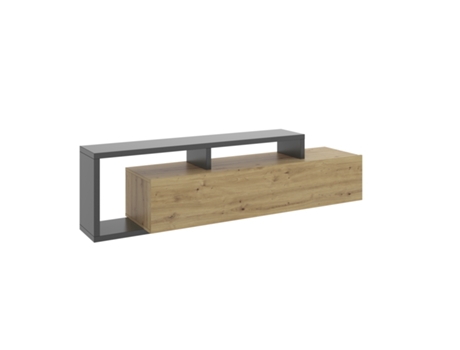 Móvel de TV DEKIT Kram (Branco - Melamina - 47 x 165 x 40 cm)