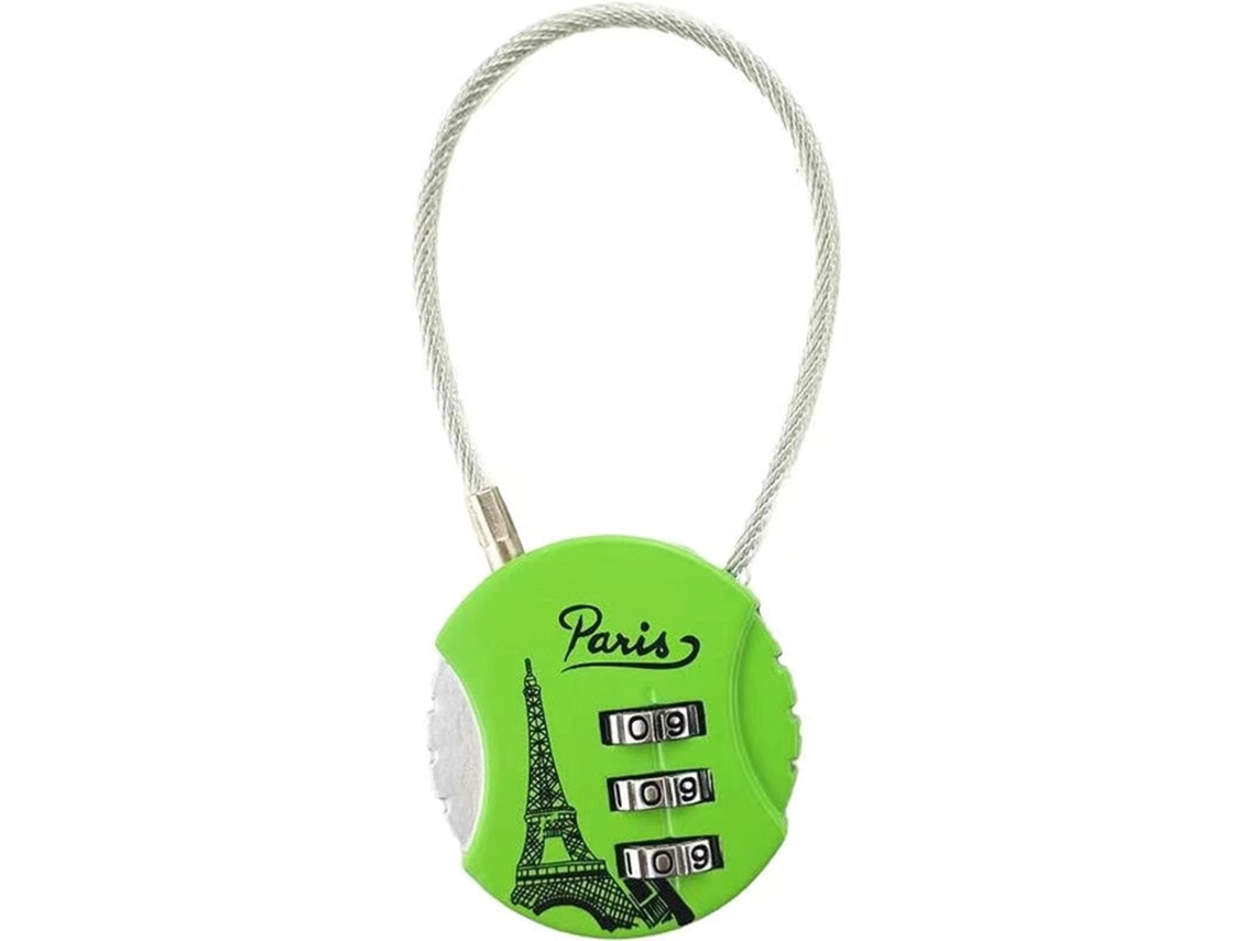 Cadeado Kmono Com Combinação De 3 Dígitos, Senha, Para Malas E Bagagens, Cadeado Metálico Com Código, Mini Trava
