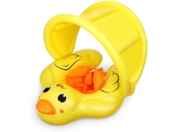Boia De Natação Para Bebês Com Teto - Boia De Piscina Inflável Para Bebês -aquaforge