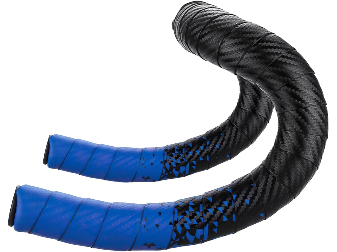Fita de guidão em fibra de carbono, 216,6 cm, antiderrapante, absorção de impacto, para bicicletas de estrada, S/MARCA