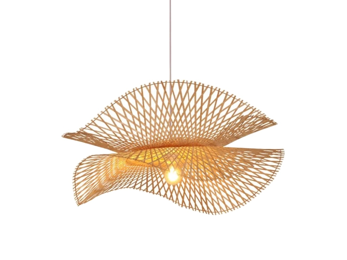 Luminã¡rias Pendentes, Design Rãºstico, Materiais Ecolã³gicos, D55cm, Sem Lã¢mpada Oem