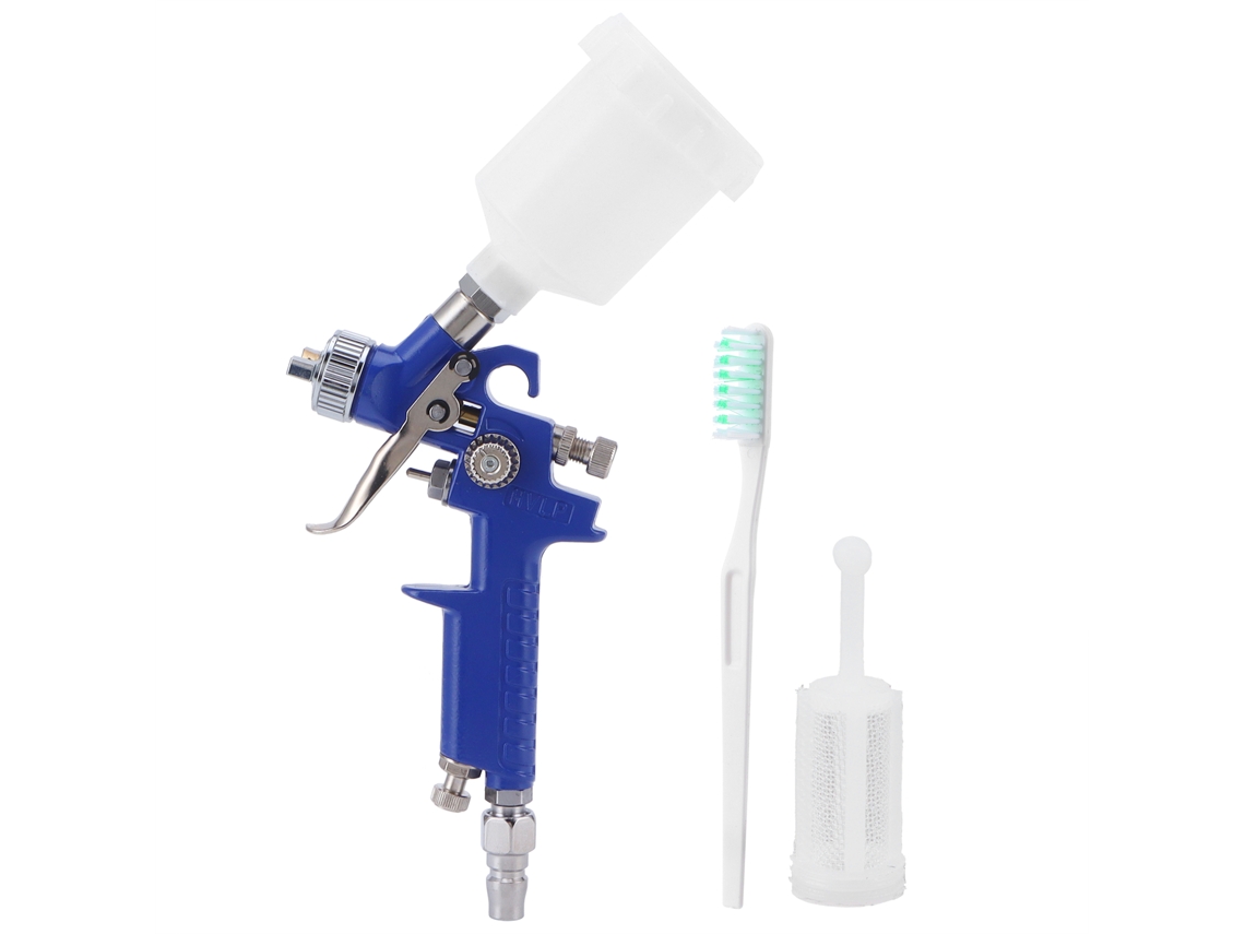 Laxiscreed Pistola Hvlp Para Reparação E Coloração De Móveis Com Bocal De 0,8 Mm