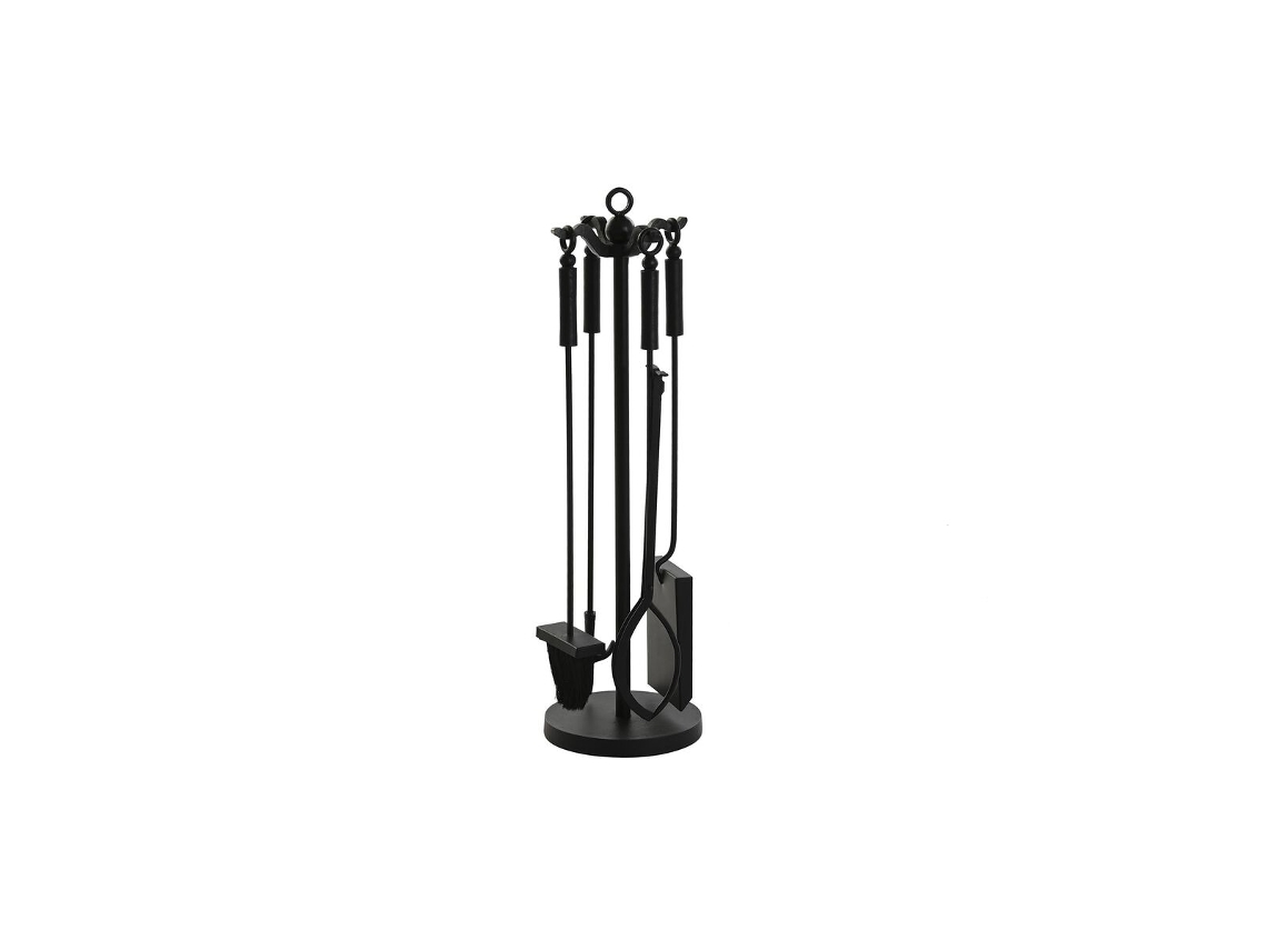 Utensílios para a Lareira DKD Home Decor Aço (19 x 19 x 70 cm)