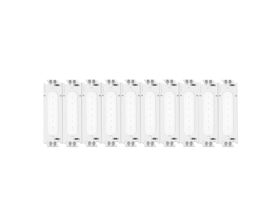 10pcs Fonte de Luz Chip COB 12V 2W Led DIY Faróis Carro Azul