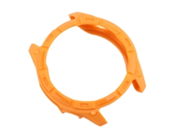 Capa Protetora Bumper para Fenix8 Anti risco Resistente a Impactos Laranja 51mm Tpu