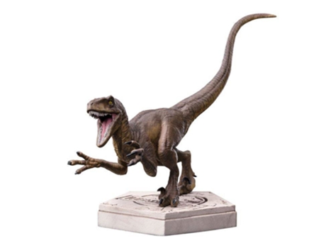Figura Iron Studios JURASSIC PARK Estátua de Ícones Velociraptor A